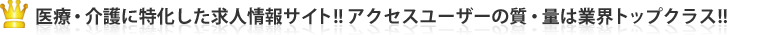 月間100万ページビュー!! アクセスユーザーの質・量は業界トップクラスです!!